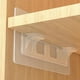 thumbnail image 1 of Soportes para Estantes Suyoo 4 Piezas 7*16 cm Autoadhesivos ABS, 1 of 5