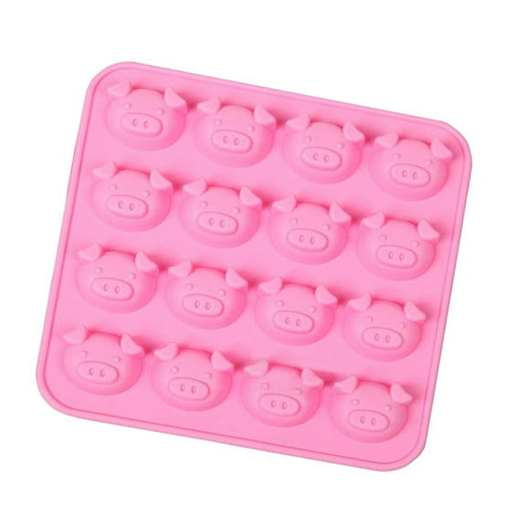 Pig Head Silicone Cake Mold - Oven/Microwave Safe (-40°C to 230°C) - Non-Stick, Reusable - for Fondant, Chocolate, Cookies