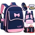 thumbnail image 2 of Mochila escolar para niña, morral ortopédico de princesa para escuela primaria, 1 grado Fivean unisex, 2 of 2
