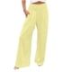 thumbnail image 2 of ICHUANYI Clearance Women's Loose Wide Leg Pants High Waist Straight Pants Casual Solid Pants(Yellow, XL) ICHUANYI WER2023080817765, 2 of 6