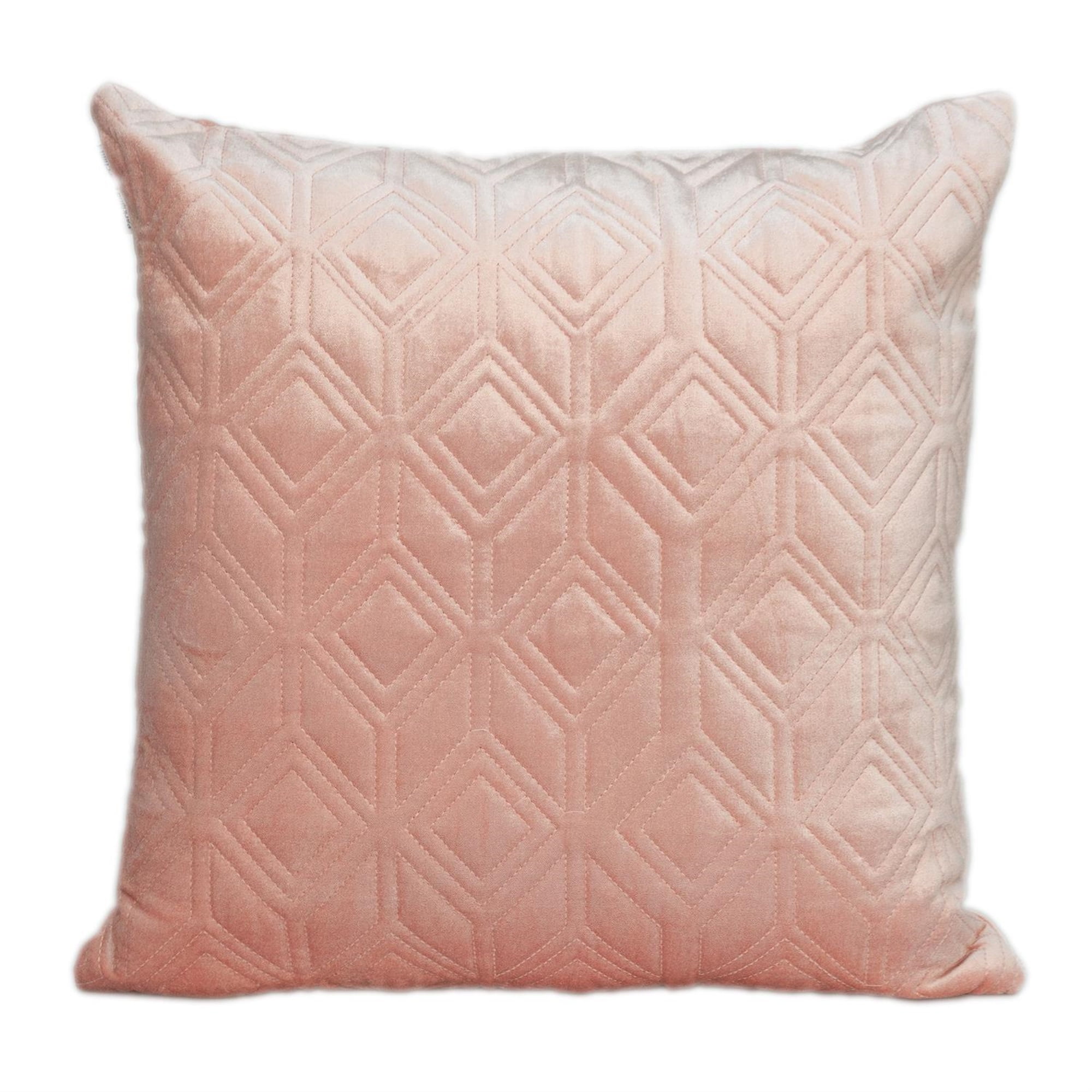 pink textured throw pillows