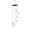 B, variant on Outdoor Plastic Hummingbird Feeder with Wind Chime - Hanging Bird Water Feeder for Garden & Yard, Durable Weather-Resistant Patio Bird Feeder
