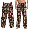 thumbnail image 2 of PISONIC Funny Mens Pajama Pants Lounge Men's Pajama Bottoms Soft Sleep Pants With Pockets Drawstring, 2 of 7