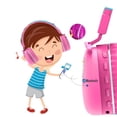 thumbnail image 2 of Audífonos de diadema inalámbricos Gadgets and Fun para niños diseño de monstruos color Rosa, 2 of 3