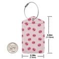 thumbnail image 4 of Fuzoiu Cute Pig Nose Print Premium Leather Luggage Tag,Travel Accessory,Luggage Tag for Suitcase Baggage Handbag Travel Bag,Name Card & Privacy Cover-1, 4 of 5