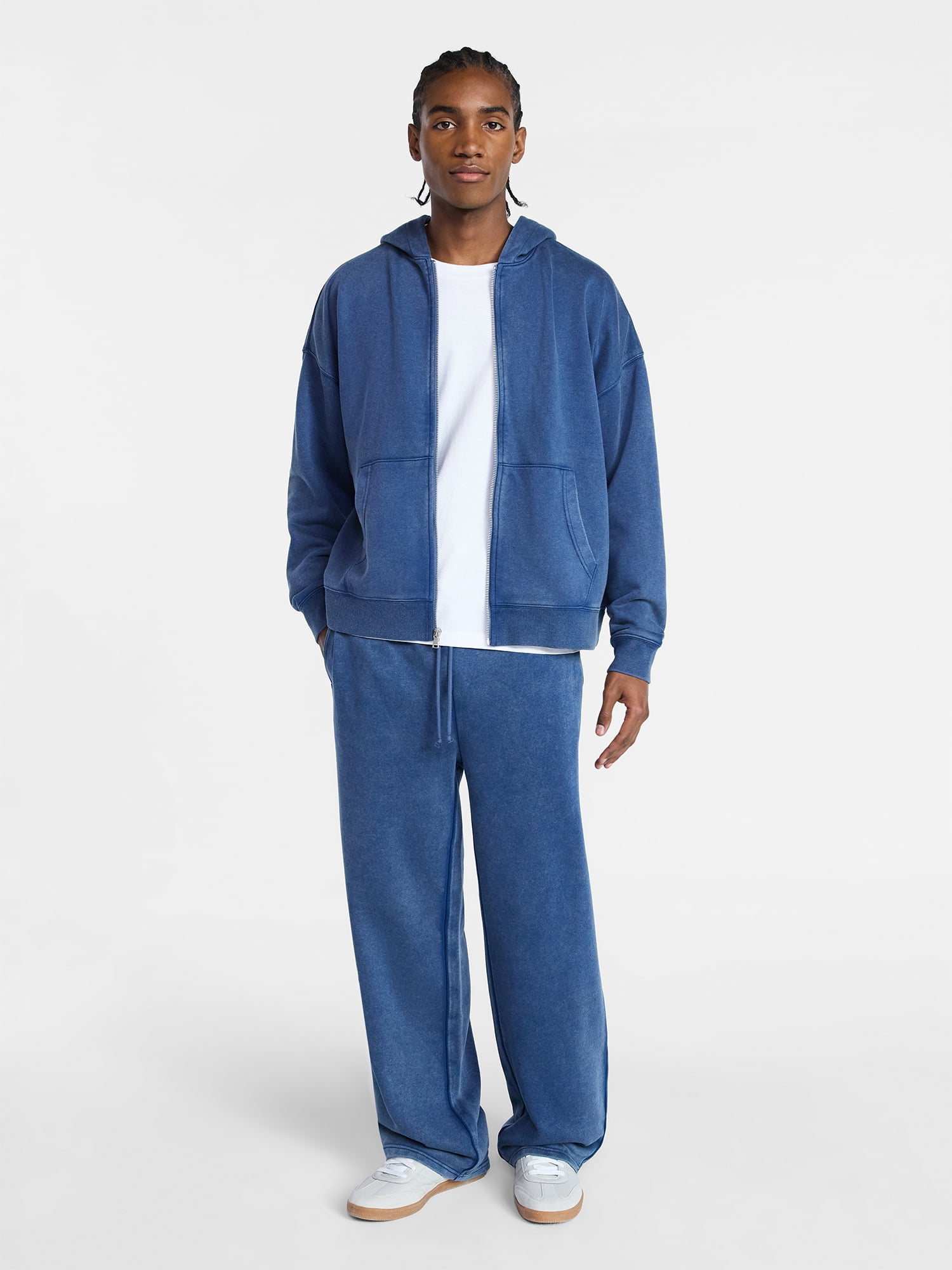 No Boundaries Soft Fleece Vintage Straight Sweatpants, Men's XS-5XL