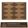 thumbnail image 4 of Well Woven Kaila Natural Jute Indoor/Outdoor Tribal Diamonds Area Rug 5x7 (5'3" x 7'3"), 4 of 10