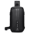thumbnail image 1 of Ozuko New Style Business Chest Bag Outdoor Waterproof USB -theft Multi-function Shoulder Messenger Bag for Men, 1 of 7