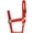 Red, variant on Hilason Western Horse Premium Nylon Rolled Throat Strap Halter Red
