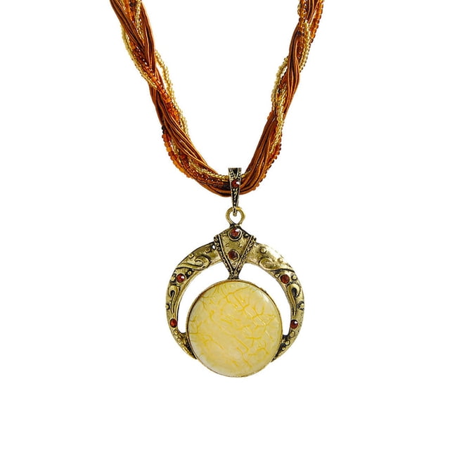 Collier Rétro Style Ethnique Artificiel Bohème pour Femmes
