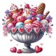 thumbnail image 1 of 5D DIY Taladro Parcial en Forma Especial Macarons Helado 30x30cm, 1 of 9