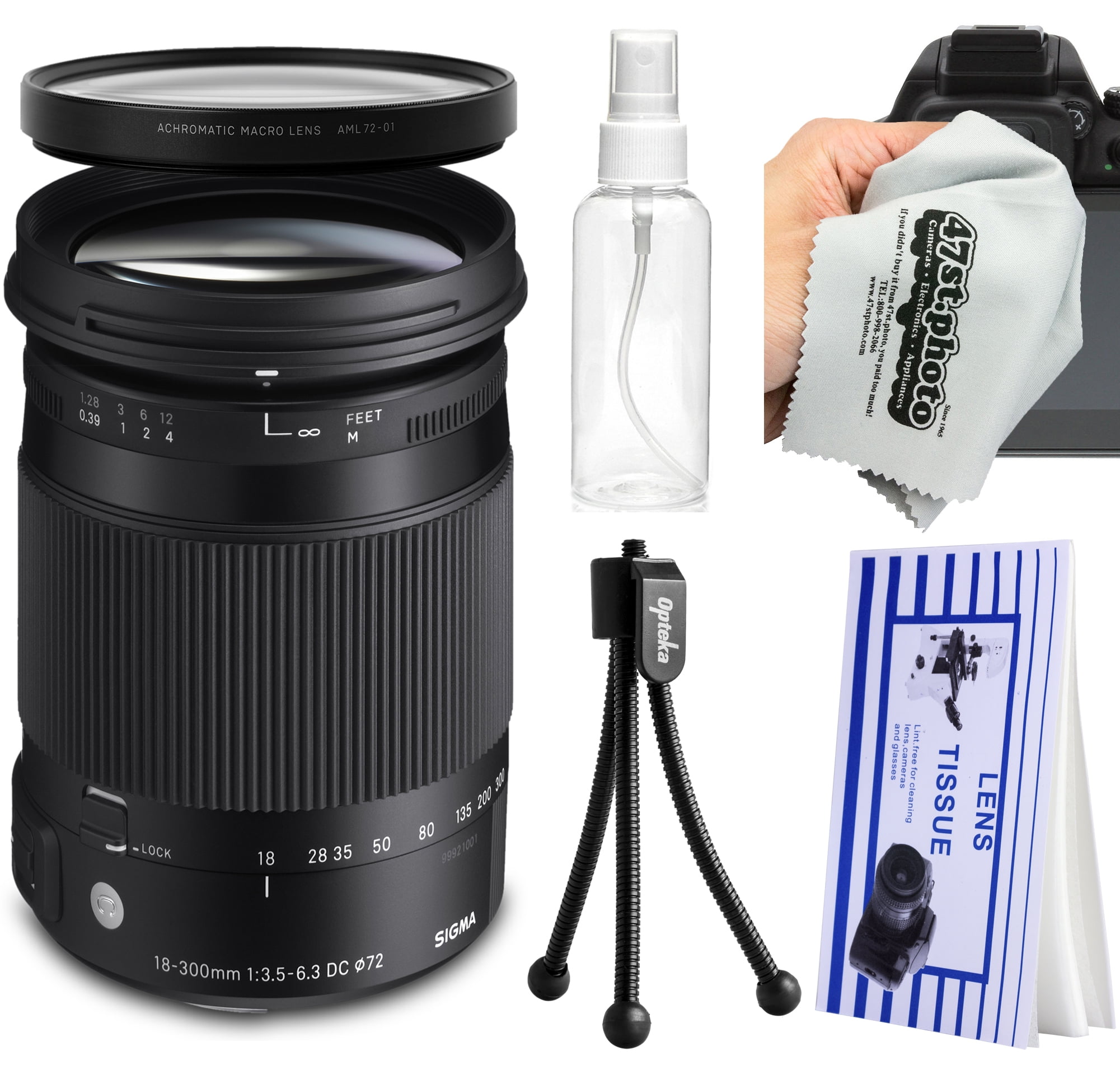 Sigma 18-300mm f/3.5-6.3 DC MACRO OS HSM Contemporary Lens with