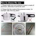 thumbnail image 6 of KRONDO 32cm Replacement Silicone Pressure Cooker for Kitchen Rubber Clear Electric Tools Gaskets Cooker Gasket Pressure, 6 of 9