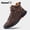 Dark Brown, variant on Men's Vintage Leather Chukka Boots, Handmade Dress and Casual Shoes for Work, Office, Daily Wear, and Stylish Everyday Comfort