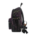 thumbnail image 4 of FORMRS School Backpack with Front Zippered Pocket 12" Elementary Student Travel Daypack, Dark Purple Floral Pattern, 4 of 6
