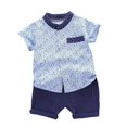thumbnail image 4 of Luvior Boys’ Alphabet Print Casual Outfit Set – Short Sleeve Top and Shorts 2 Piece Set for Outdoor Play, Holiday Wear for Toddlers Ages 1-4, 4 of 4