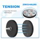 thumbnail image 4 of Imanes recubiertos de goma de 2.6" de diámetro Uxcell, base de imán de 44 LBS con vástagos roscados macho M8 y tuerca, 4 of 7