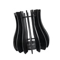 thumbnail image 4 of Jarrón de madera con forma de rompecabezas, soporte para arreglos florales, soporte para flores para Navidad. negro, 4 of 9