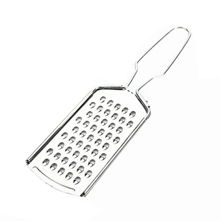 Wooden Handle Stainless Steel Body Cone Shape Grater Potato Shredder Cutter  Portable Cut Grater 