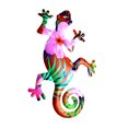 thumbnail image 3 of Esculturas Gecko Metal esculturas de hierro forjado Gecko jardín al aire libre pared colgando gecko decoración Sywqhk Libre de BPA, 3 of 8