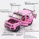 thumbnail image 4 of Vehículo todoterreno de aleación Babos G700, edición rosa, escala 1:18, en caja, modelo 7, colección abierta de sonido y luz, 4 of 5