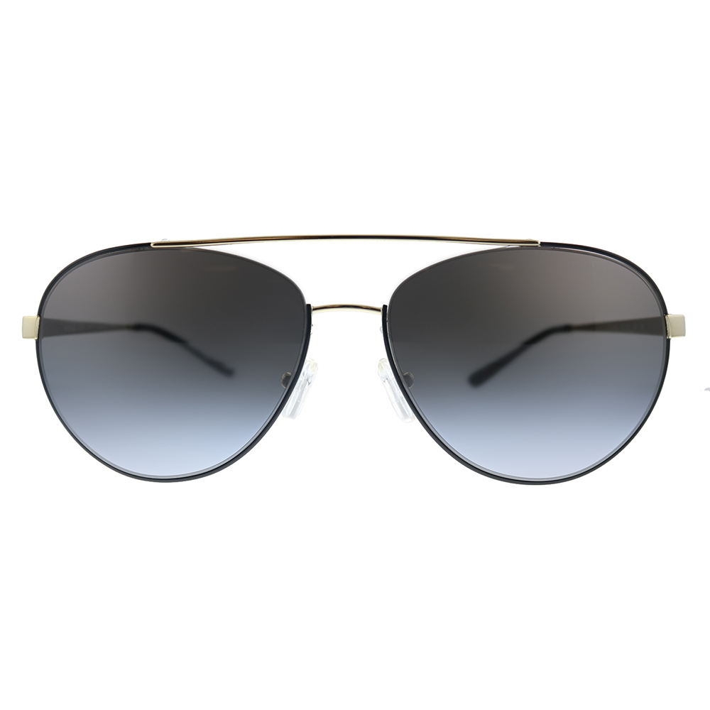 Michael Kors Aventura MK 1071 Metal Womens Aviator Sunglasses Light Gold Black 59mm Adult - image 2 of 3