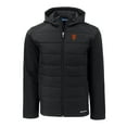 thumbnail image 2 of Men's Cutter & Buck Black San Francisco Giants Evoke Hybrid Eco Softshell Recycled Full-Zip Hoodie, 2 of 3