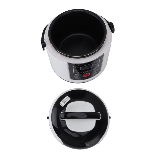 Small Car Rice Cooker, Stick Proof Safe Insulation Function Portable Mini Rice Cooker for Travel