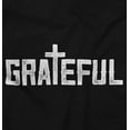 thumbnail image 2 of Grateful Thankful Christian Jesus Men's Graphic T Shirt Tees Brisco Brands S, 2 of 6