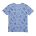 thumbnail image 2 of Playera Casual Stitch para Niña Manga Corta Lila Azul Talla 4, 2 of 3