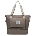 thumbnail image 2 of Bolsa de gimnasio grande con compartimento para zapatos - Bolsa deportiva de 40L para hombres y mujeres, bolsa de viaje resistente al agua con bolsillo húmedo/seco, diseño plegable, 2 of 6