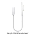 thumbnail image 3 of Cable De Carga Cable de carga tipo C PD para Microsoft Surface Pro 7 6 5 4 3 (20 cm blanco), 3 of 6