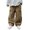 Coffee, variant on Cargo Pants Boys Joggers High Elastic Waist with Pocket Classic Fit Athletic Pants Casual Clothes Size 11-12 Years
