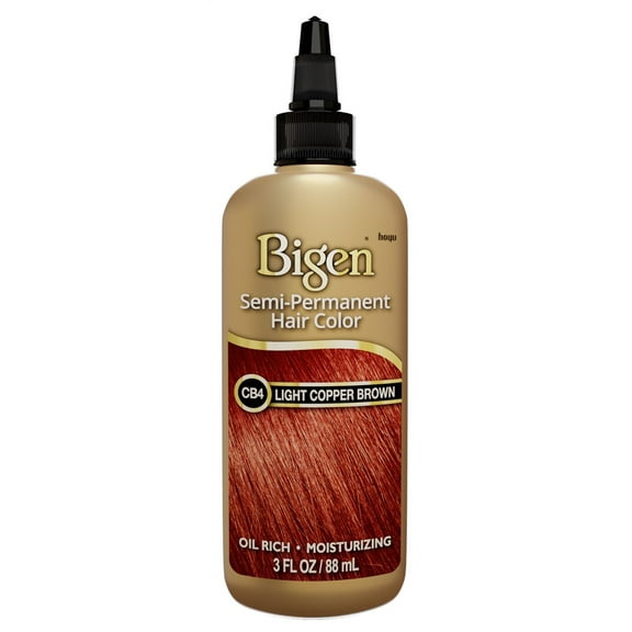 Bigen Semi-Permanent Haircolor #Cb4 Light Copper Brown 3oz (Pack of 3)