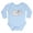 Sky Blue, variant on - White ASL Kitty Long Sleeve Infant Bodysuit - Long Sleeve Cotton Baby Bodysuit