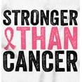 thumbnail image 2 of Stronger Than Breast Cancer Warrior Womens Slim Fit Graphic Tee Brisco Brands L, 2 of 5