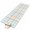 LightBLue, variant on White Grid 2'x6' Runner Rugs for Hallway Kitchen Bedside Non Slip Washable, Colorful Plaid Modern Geometric Pattern Entryway Rug Runners with Rubber Backing, Long Carpet Runner for Laundry Room