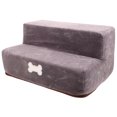 thumbnail image 1 of OUNONA Wear Resistant Light Grey Pet Step Ladder for Dogs Cats with Practical Non Slip Surface, 1 of 8