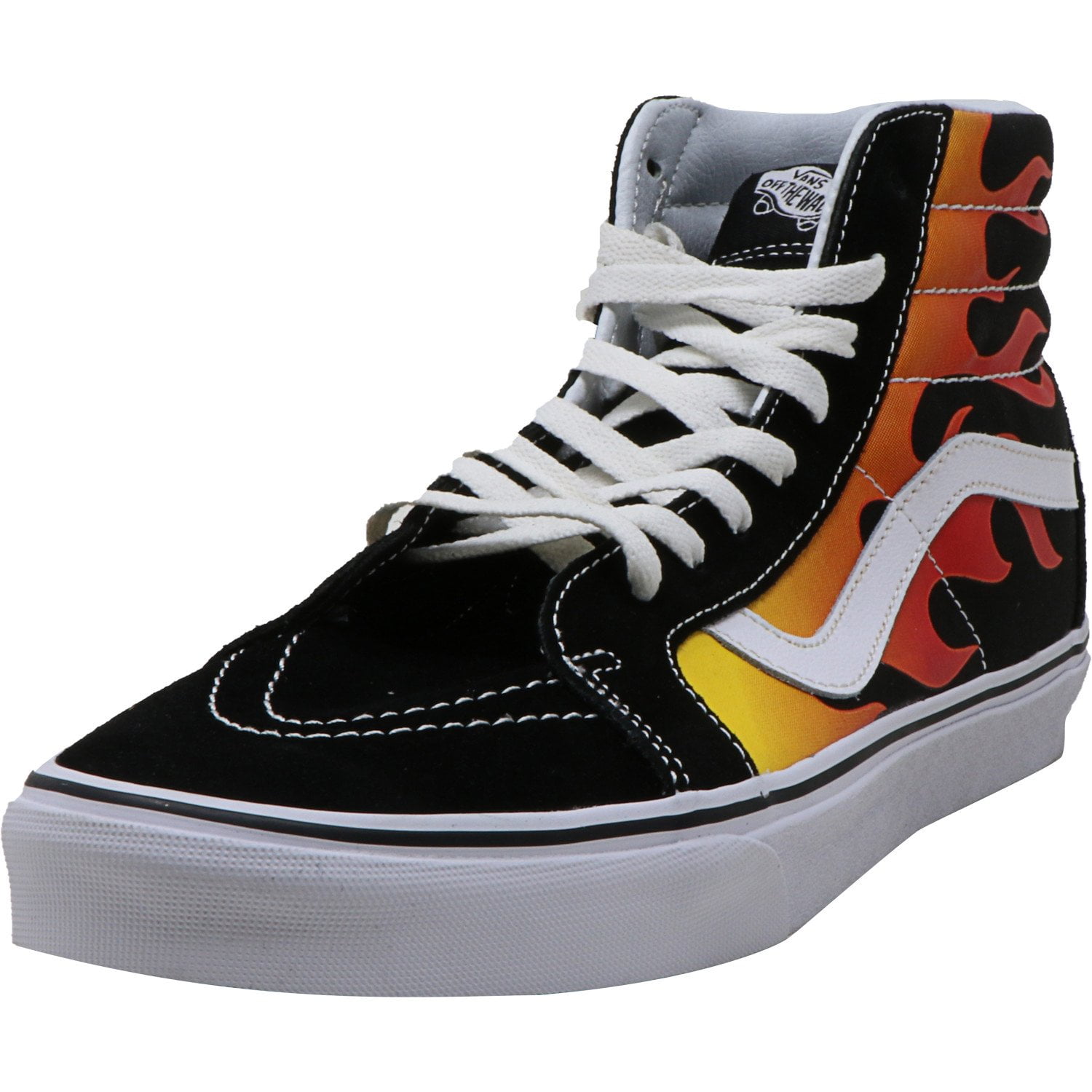 vans with flames high top