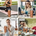 thumbnail image 7 of Modern 40oz Tumbler– Stainless Steel Insulated Tumbler with Handle and Straw, Large Capacity Travel Cup for Hot & Cold Drinks, 7 of 7