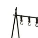 thumbnail image 5 of Estante colgante para utensilios de cocina, estantes para acampar, soporte de campamento plegable de aleación de aluminio, organizador colgante con ganchos, valor excepcional, 5 of 12