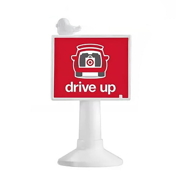 Replacement Part for Collectible Fisher-Price Little People Target Run Dollhouse Playset HXX97 - Replacement Drive Up Shopping Pick Up Sign