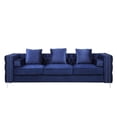 thumbnail image 2 of Sofa with Chesterfield Style and Button Tufting, Blue, 2 of 5