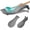 Dark Gray, variant on Qczoyp Silicone Stove Top Spoon Rest, Food-Grade Heat Resistant Non-Slip Utensil Holder, Large Size with Drainage Groove, Dishwasher Safe Counter Organizer for Spoons Spatulas Ladles (Dark Gray)
