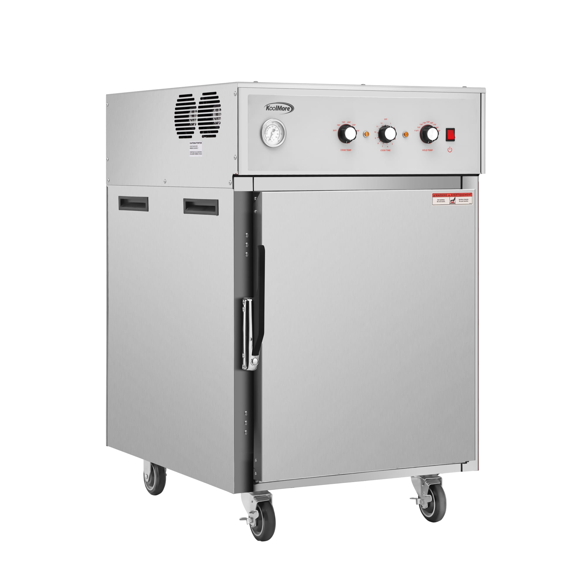 33 in. Half Size One-Door Commercial Cook And Hold Oven, 3000W/240V in Stainless-Steel (KM-CCAH3-1D)