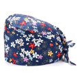thumbnail image 1 of Gourd Caps Nurse Durability Pure Color Button Professional Work Uniform Assorted Colors Tie Back Work Uniform Operating Hats L40, 1 of 7