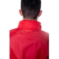 thumbnail image 3 of LIFEGUARD Officially Licensed Mens and Womens Unisex Fit Zipper-up Windbreaker Water Resistant Rain Jacket with Hood (S) Red, 3 of 7