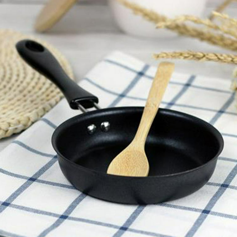 KATA Cast Iron Mini Nonstick Frying Pan Flat Bottom Omelette Pan