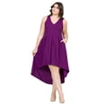 thumbnail image 2 of Plus Size High Low Fit N Flare Pocket Dress, 2 of 8
