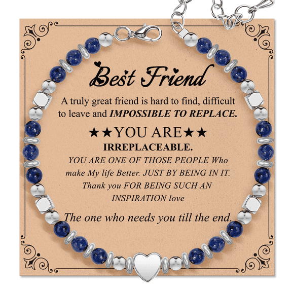 Elphaba Galinda Inspirational Gifts Bracelets for Women: Healing Natural Stone Beaded Bracelets - Mothers Day Birthday Graduation Christmas Gifts for Women Friends Mom Daughter Sister Bestie